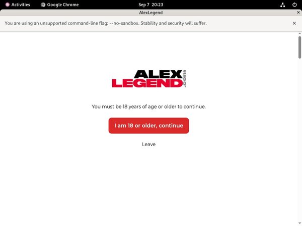 Alex Legend Gay Sex