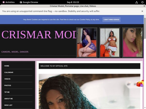 Crismar Model Active Password