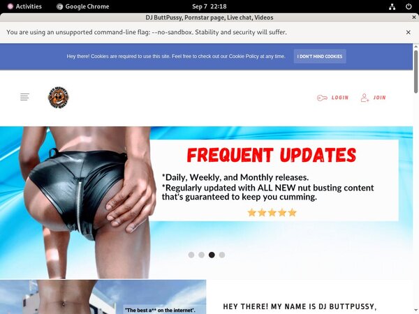 DJ ButtPussy Free Sign Up