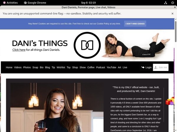 Discount DaniDaniels Subscription