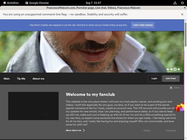 FrancescoMalcom.com Get Trial Membership