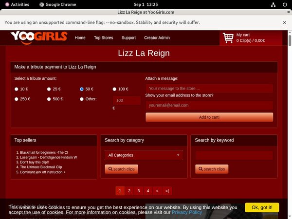 Free LizzLaReign Trial