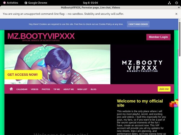 Get A Free MzBootyVIPXXX Account
