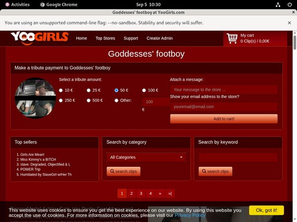 Goddesses Footboy Network Password