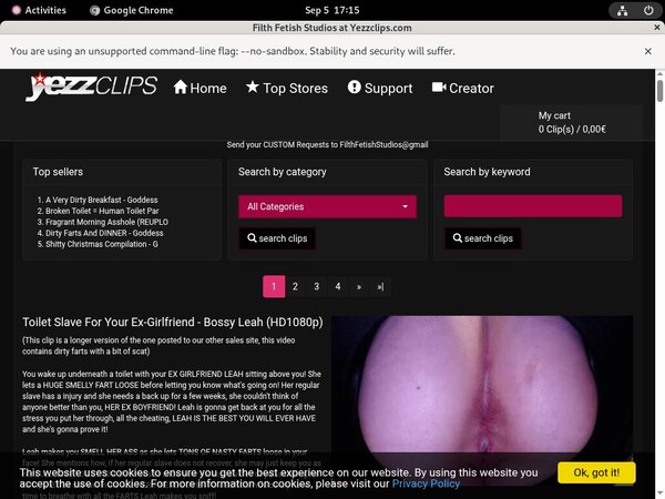 Join FilthFetishStudios Gift Card