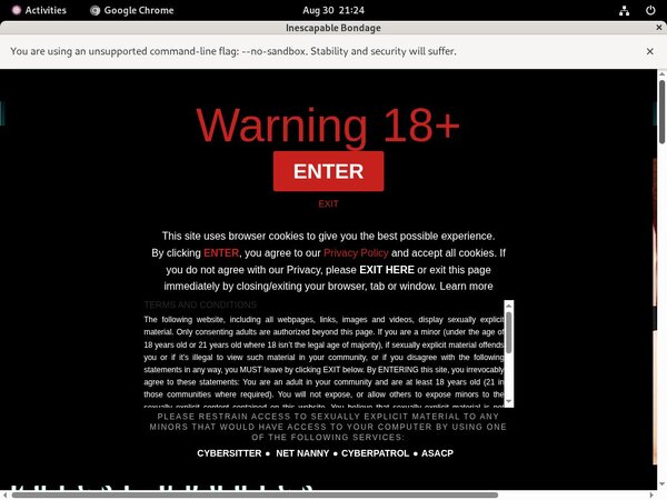 Login Inescapable Bondage Free