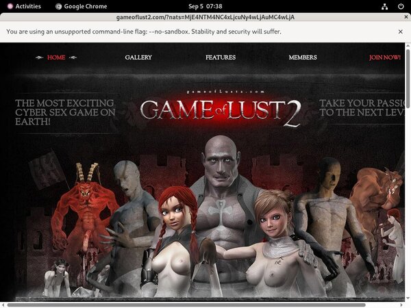 Logins Game Of Lust 2 Free