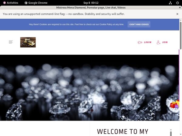 Mistress Mena Diamond Web