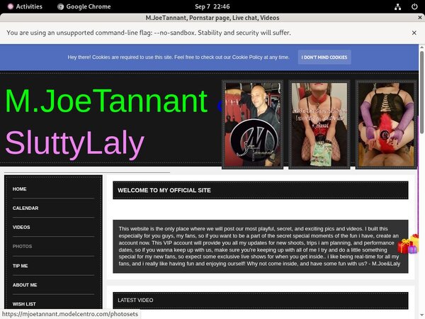 Mjoetannant.modelcentro.com Trial Membership Deal