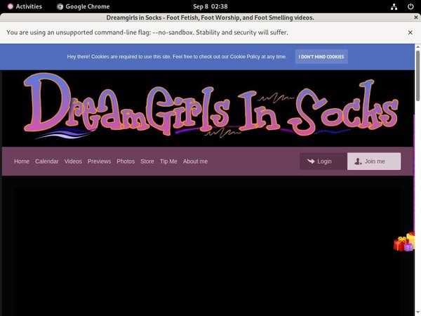 Passwords To Dreamgirlssocks