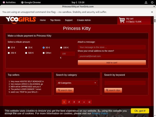 Princess Kitty Valid Account
