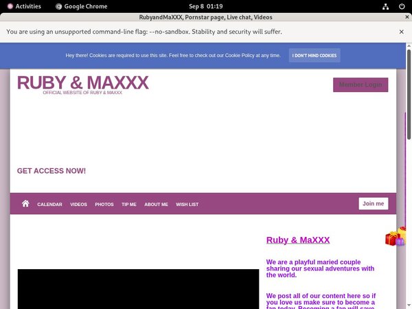 RubyandMaXXX Epoch Page