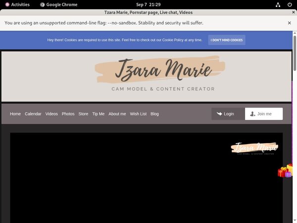 Trial Account Tzaramarie.com