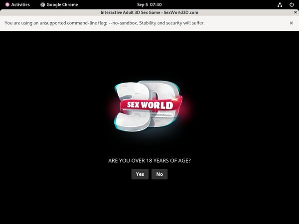 Try Sex World 3D