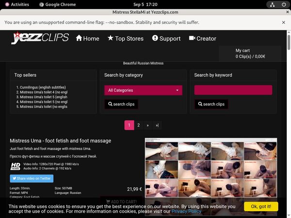 Yezzclips.com No Credit Card