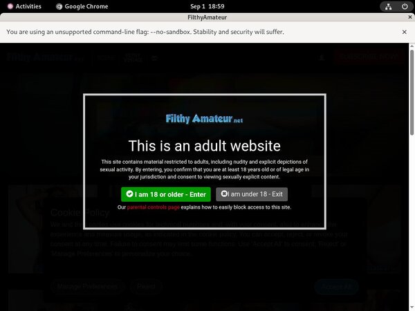 Amateur Filthy Trial Membership