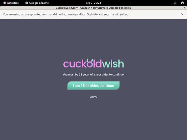 Cuckold Wish Account And Passwords