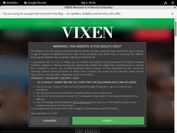 Free Vixen Membership Discount